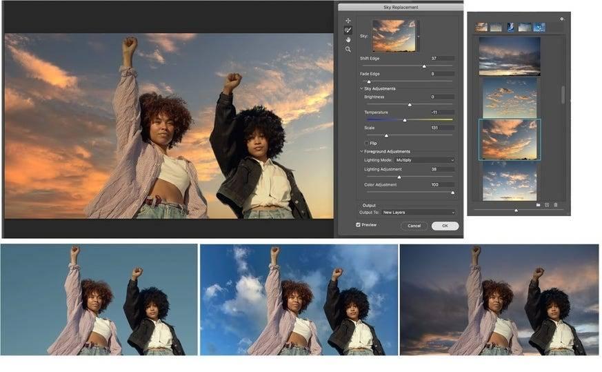 Adobe Photoshop 2021 - Cambio cielo