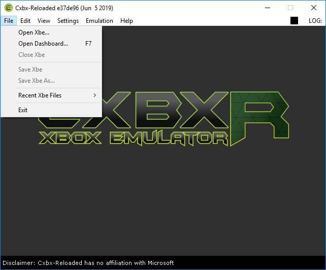 CXBX-opnieuw geladen emulator