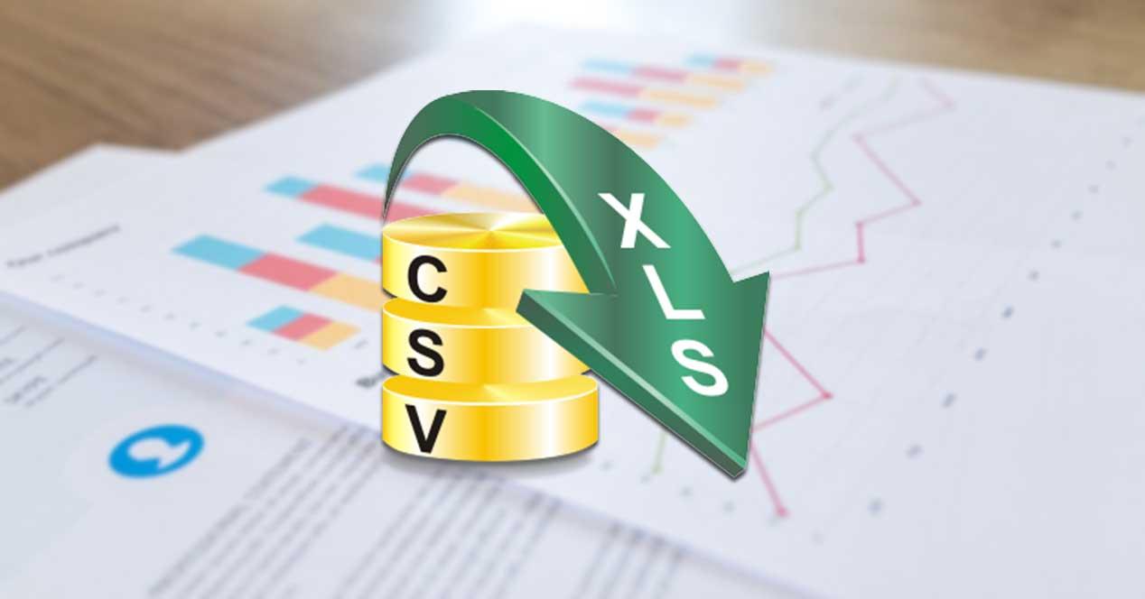 Convertir archivos CSV a XLS de Excel