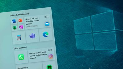 Diseño Fluent Design renovado Windows 10