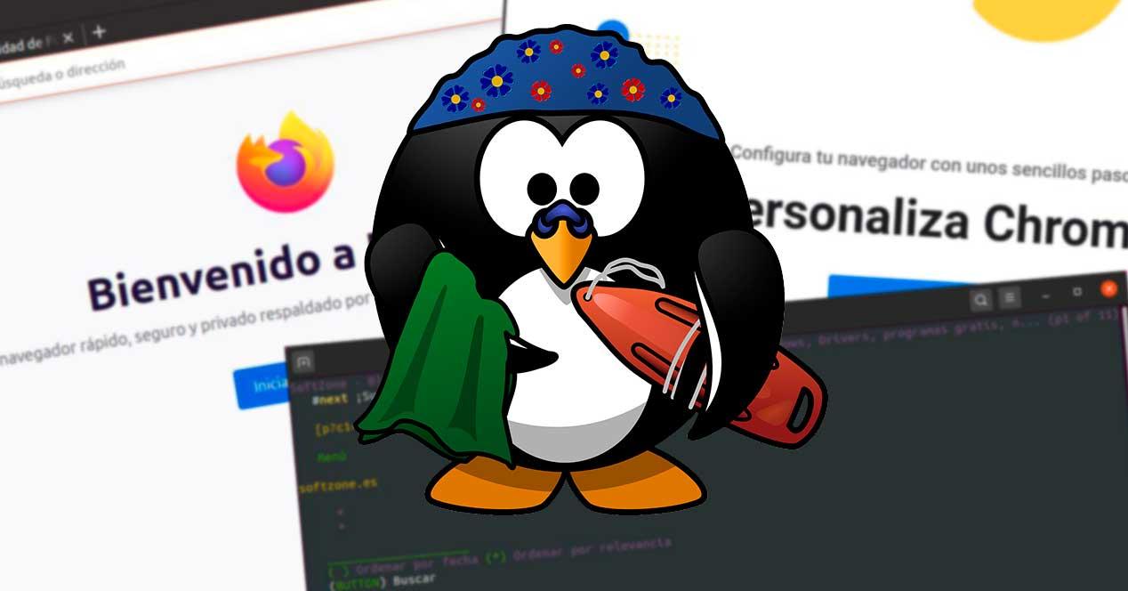 Navegadores web Linux