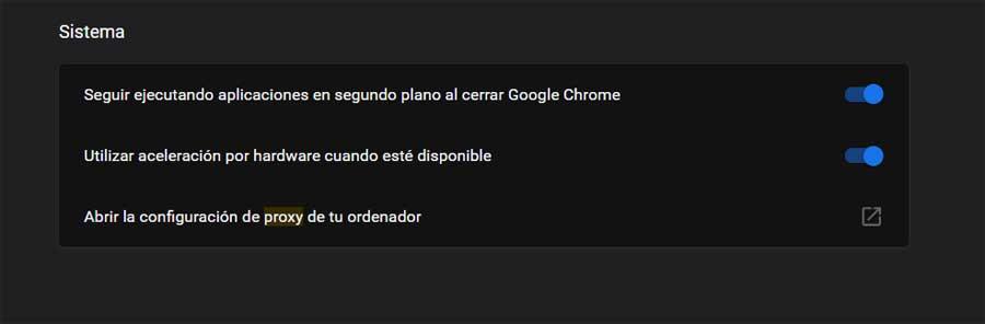 Proxy Chrome