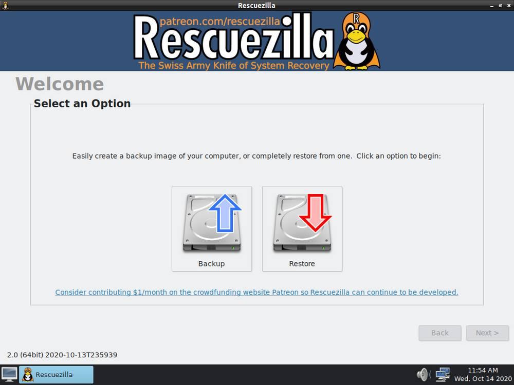 RescueZilla 2.0
