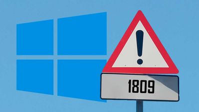 Aviso Windows 10 1809