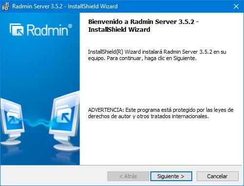 Instalar Radmin Server - 1