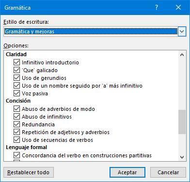 Personalizar Microsoft Editor - 2