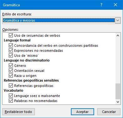 Personalizar Microsoft Editor - 3