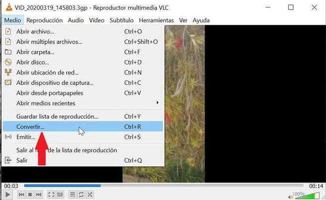 VLC Convertir