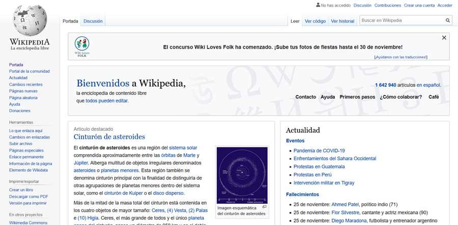 Wikipedia inicial