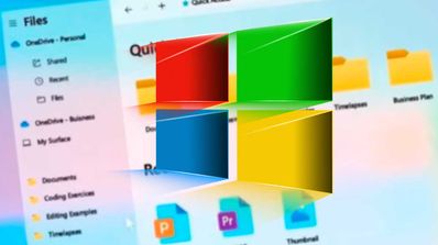 Windows 10 con efecto Fluent Design Sun Valley
