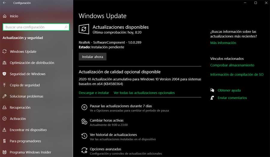 Windows update acumulativas