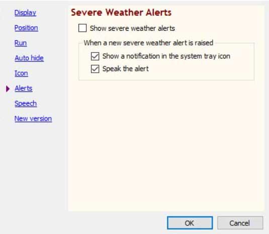 WeatherMate alertas