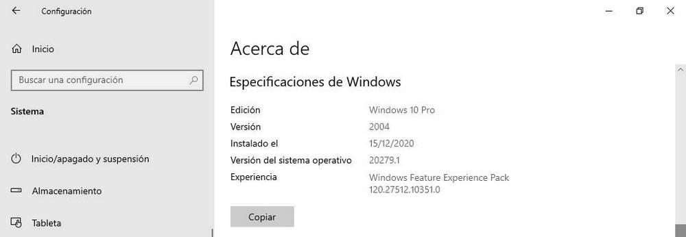 Windows 10 build 20279