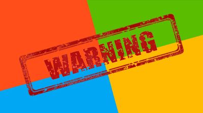 Windows Warning peligro
