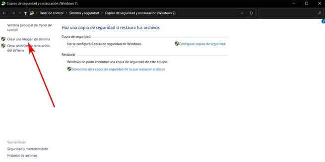 Hacer una copia de seguridad completa en Windows 10