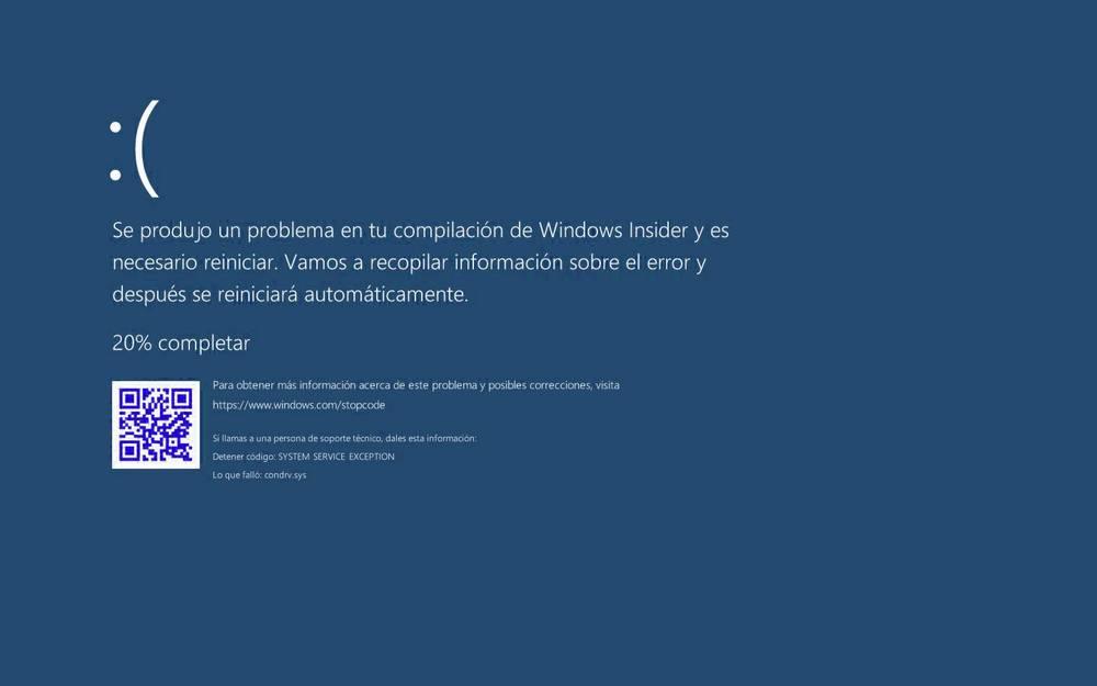 Pantallazo Azul Insider Windows 10 - ruta chrome 2