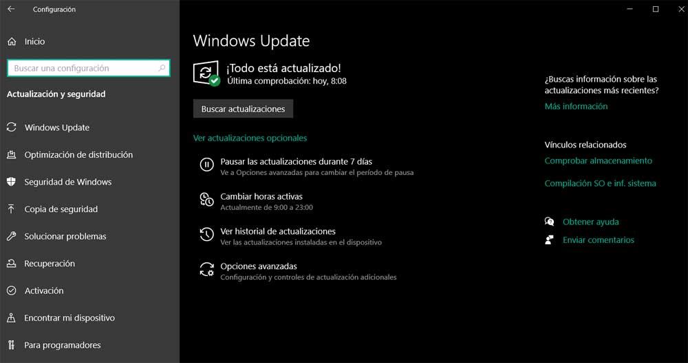 Bloqueo actualizaciones actualizar Windows