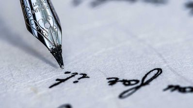 Escribir con pluma