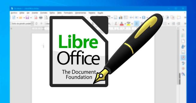 LibreOffice pluma escribir