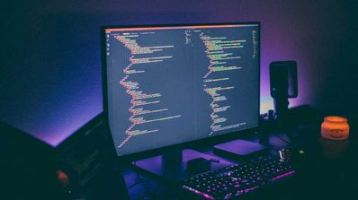 Ordenador usado para programación