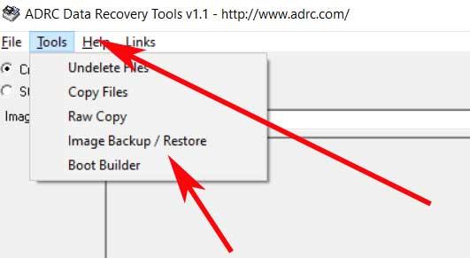 Tools ADRC Data Recovery Tools