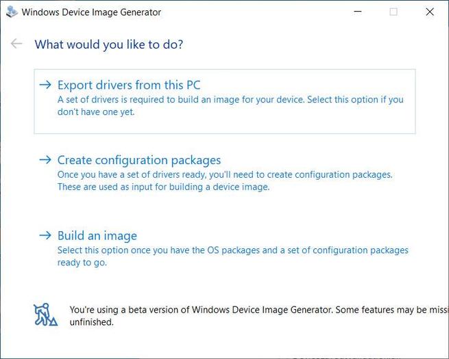 Windows 10X - Device Image Generator 1