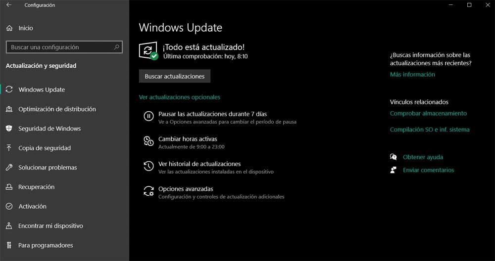Windows update Actualizaciones