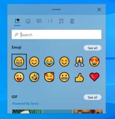 emojis windows 21h2