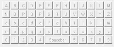 teclado HashPass