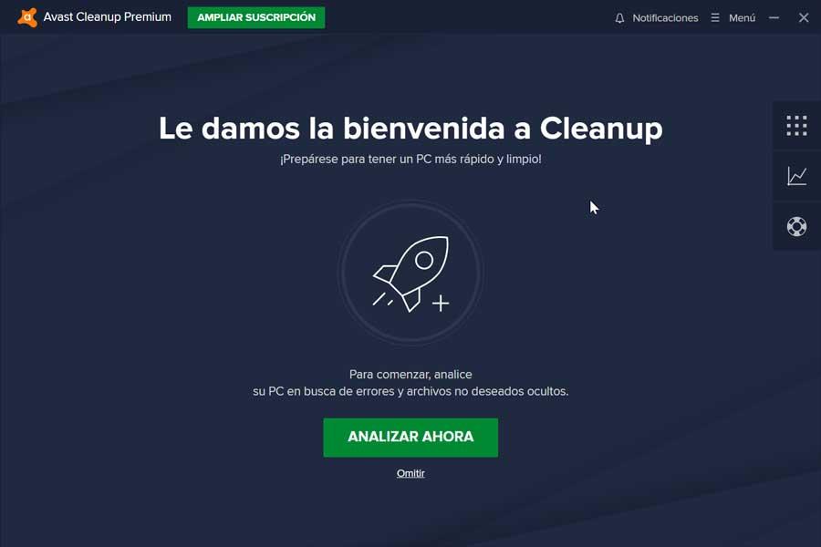 Aktiivinen Avast CleanUp