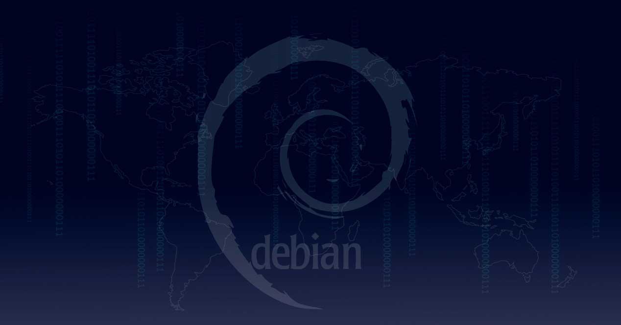 Debian mapamundi