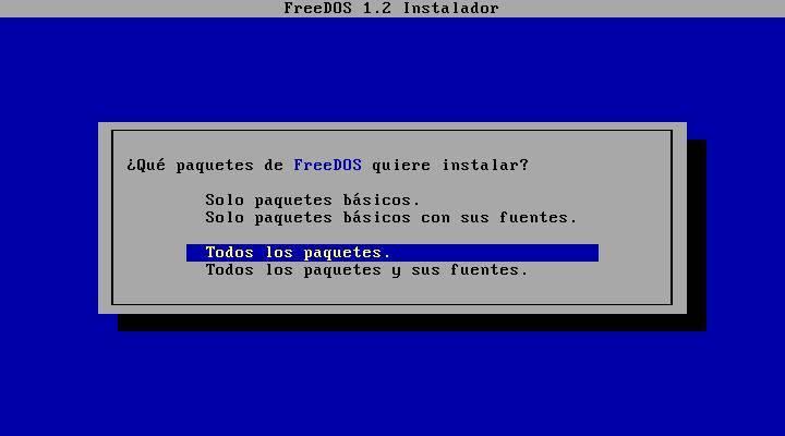 Installieren Sie FreeDOS - 11