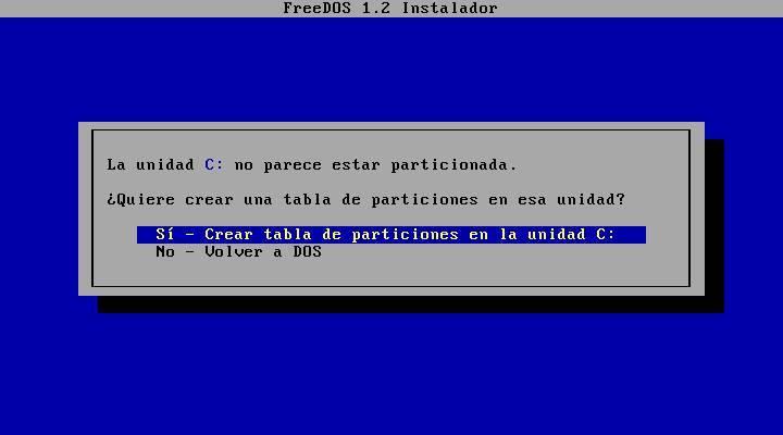 Instalar FreeDOS - 5