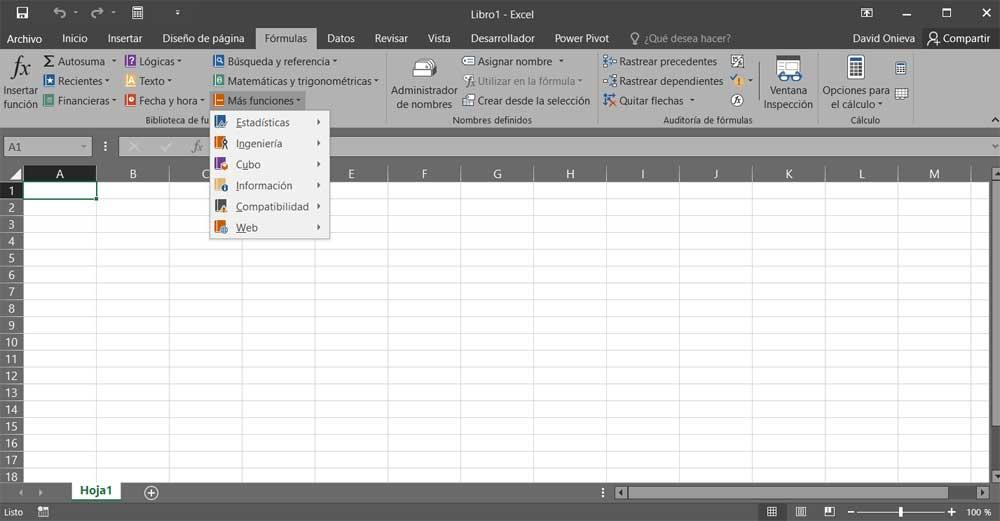 Interfaz Excel