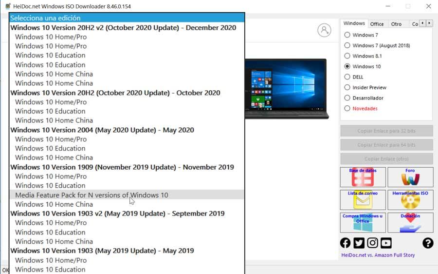 Microsoft Windows and Office ISO Download versiones del sistema operativo