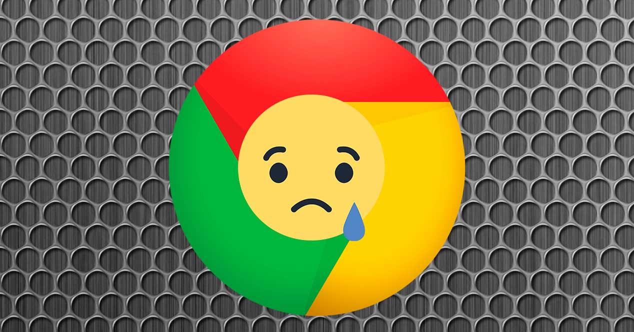 Sad Google Chrome