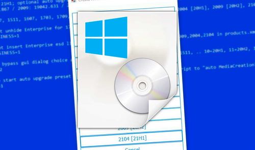 Universal MediaCreationTool ISO W10 21H1