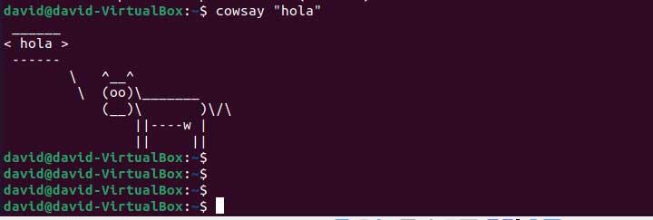 Cowsay linux