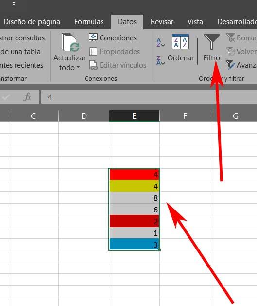Abrir Filtro Excel