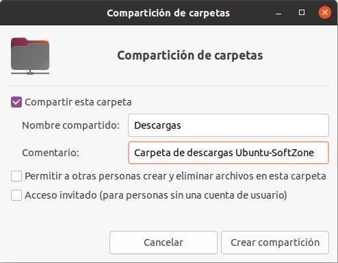 Compartir carpetas LAN Ubuntu Linux Windows - 4