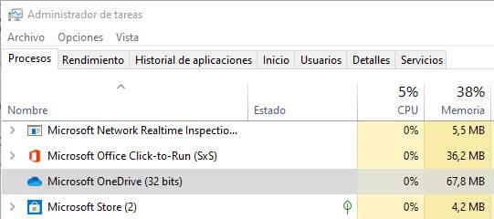 OneDrive de 32 bits en Windows 10