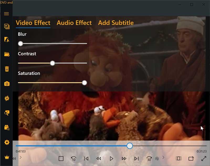 XPlayer editor efectos de vídeo