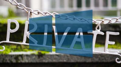 privacidad windows