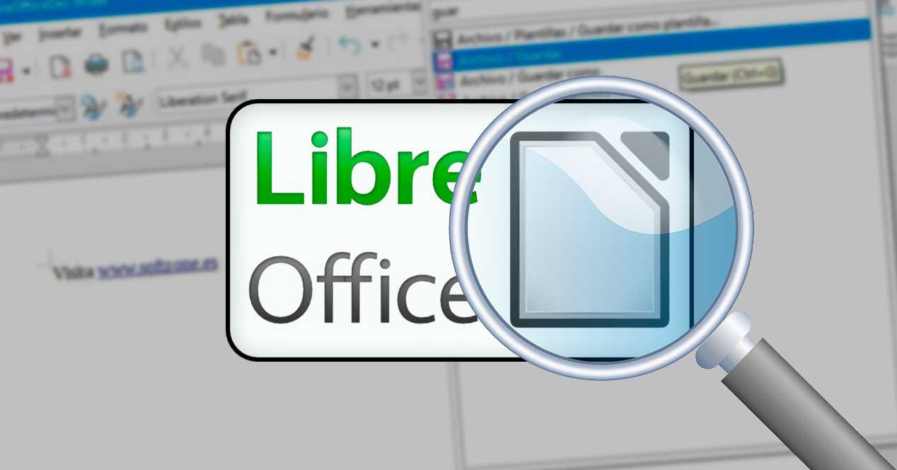 LibreOffice 7.2: nuevo buscador de comandos universal