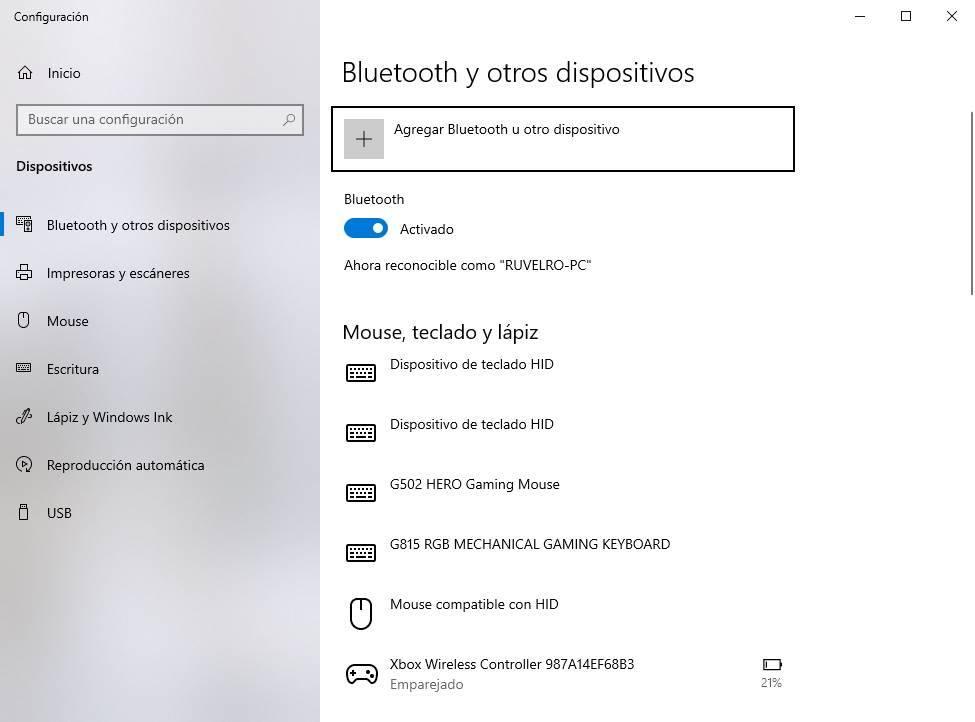 Conectar teclado ratón Apple a Windows 10 - 2