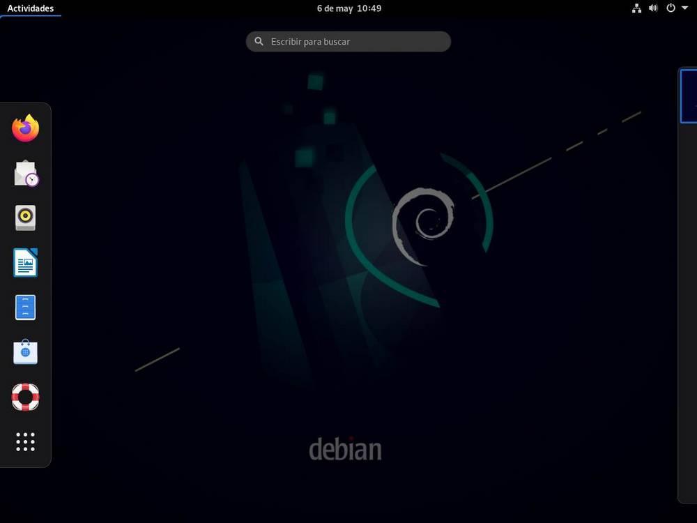 Escritorio Debian 11 Bullseye