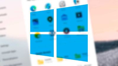 Menú inicio moderno concepto W10