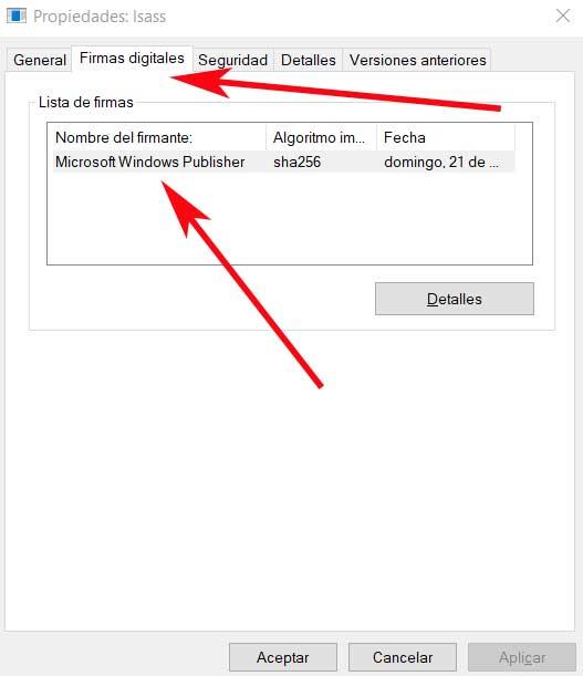 Microsoft Windows Publisher Lsass.exe