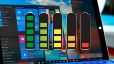 Mostrar tiempo de uso de la batería