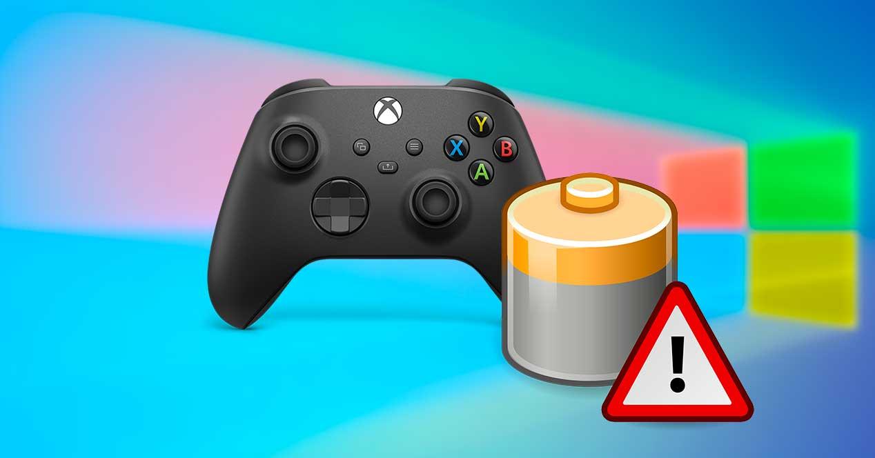 Error de batería al usar el mando de Xbox en Windows por Bluetooth